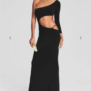 Black Whitney Retrofete cut out dress